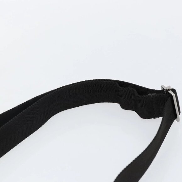 GUCCI GG Canvas Jackie Shoulder Bag Black Silver Auth - Picture 9 of 16